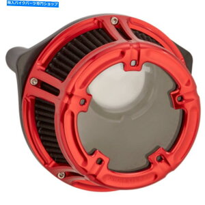 Air Filter lXbhrbOTbJ[\bhNAGAN[i[tB^[08-17n[[cA[\tgAC Ness Red Big Sucker Method Clear Air Cleaner Filter 08-17 Harley Touring Softail
