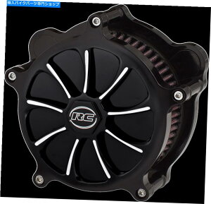 Air Filter RCR|[lgubN{gGAtB^[N[i[08-17n[[c[O\tgAC RC Components Black Revolt Air Filter Cleaner 08-17 Harley Touring Softail