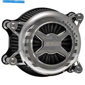 Air Filter VanceHines 72045FG Chrome Vo2 America Air Cleaner for HarleyM8 17-22 VANCE & HINES 72045FG Chrome VO2 America Air Cleaner for Harley M8 17-22
