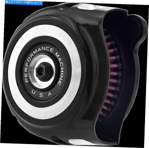 Air Filter ptH[}X}Vre[WHPGAtB^[N[i[Lbg17-21n[[cA[FLHX Performance Machine Vintage HP Air Filter Cleaner Kit 17-21 Harley Touring FLHX
