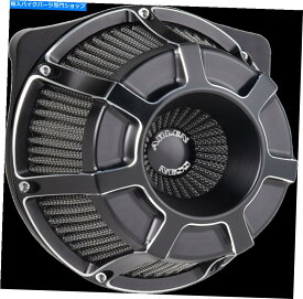 Air Filter アーレンネスブラックベベル逆エアクリーナーフィルターキット99-17ハーレーツーリング Arlen Ness Black Beveled Inverted Air Cleaner Filter Kit 99-17 Harley Touring