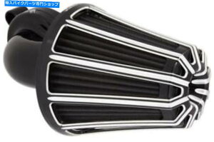 Air Filter A[lXX^[TbJ[90xGAN[i[Lbg10Q[WubN81-007 Arlen Ness Monster Sucker 90-Degree Air Cleaner Kit 10-Gauge Black #81-007