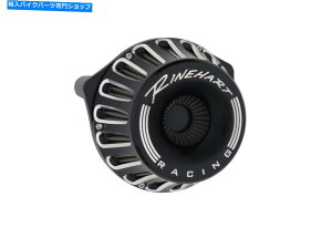 Air Filter Rinehart MotoV[YtXe[W1GAN[i[n[[Xbgɂ郏C[ Rinehart Moto Series Black Inverted Stage 1 Air Cleaner Harley Throttle By Wire