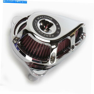 Air Filter ptH[}X}VNWFbgGAN[i[-0206-2113-CHiCAɑDȂj Performance Machine Chrome Jet Air Cleaner - 0206-2113-CH (no ship to CA)