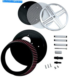 Air Filter oXXXrbOGAN[i[ /tB^[LbgN2002-2008z_VTX1800 BA-2360-00 Baron XXX Big Air Cleaner / Filter Kit Chrome 2002-2008 Honda VTX1800 BA-2360-00