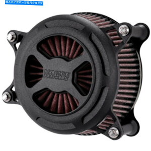 Air Filter Vance and Hines NakedVo2 xGAN[i[tB^[LbgubNn[[2008-16c[O Vance and Hines Naked VO2 X Air Cleaner Filter Kit Black Harley 2008-16 Touring