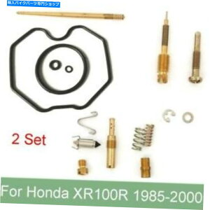 Carburetor Part 2�Z�b�g�L���u���^�[�č\�z�L�b�g�K�X�P�b�g�z���_XR100R 1985-2000�Y�������C�� 2 Set Carburetor Rebuild Kit Gaskets Jets for Honda XR100R 1985-2000 Carb Repair�y���s�A���i�z