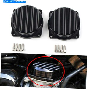 Carburetor Part 2xubNI[goCLu^[Jo[YgbvXTruxton 900 2008-2015̃bv 2x Black Motorcycle Carburetor Cover Carb Tops Ripple For Thruxton 900 2008-2015