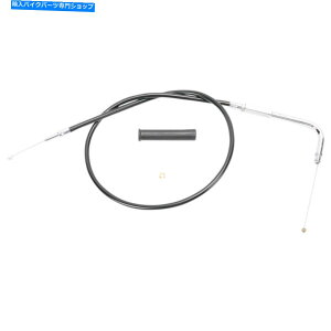 Cables �h���b�O�X�y�V�����e�B43.5 �n�[���[�p�u���b�N�r�j�[���X���b�g���P�[�u���iEFI�j-VRSCX 07 Drag Specialties 43.5 Black Vinyl Throttle Cable For Harley (EFI) - VRSCX 07�y���s�A���i�z