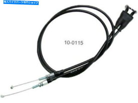 Cables MotionProブラックビニールスロットルプッシュプルケーブルKTM 400 MXC 2001-2002用セット Motion Pro Black Vinyl Throttle Push-Pull Cable Set For KTM 400 Mxc 2001-2002