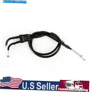 Cables �X���b�g���P�[�u���v�b�V��/�v�����C���[���C���K�XYZF YZF R6 YZF-R6 2006-16�u���b�N Throttle Cable Push/Pull Wire Line Gas For Yamaha YZF R6 YZF-R6 2006-16 Black�y���s�A���i�z