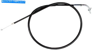 Cables JTLZL600G~l[^[̃[VvubNrj[`[NP[u1986-1987 Motion Pro Black Vinyl Choke Cable For Kawasaki ZL600 Eliminator 1986-1987