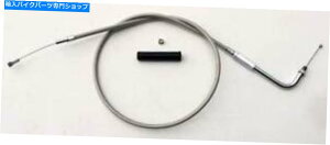 Cables n[[̃rbOcCAhŊւ̂߂̃v}XeXXbgP[uAOEM 56356-92 ProMan Stainless Throttle Cable for Harley Big Twin and Customs, OEM 56356-92