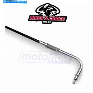 Cables 1994�N����1995�N�̃o�C�J�[�`���C�X�u���b�N�r�j�[���A�C�h���P�[�u���n�[���[�f�r�b�h�\��Flhr���[�hJZ Bikers Choice Black Vinyl Idle Cable for 1994-1995 Harley Davidson FLHR Road jz�y���s�A���i�z