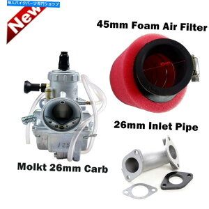 Carburetor PartCarburetor Molkt 26mm�Y�������L���u���^�[�G�A�t�B���^�[�C�����b�g�p�C�vFR CRF50 125 140 150cc Dirtbike Molkt 26mm Carb Carburetor Air Filter Inlet Pipe Fr CRF50 125 140 150cc Dirtbike�y���s�A���i�z