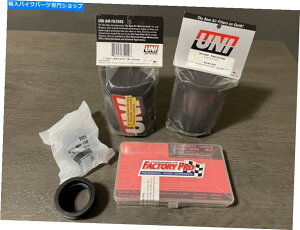 Carburetor Part 1988-92ホンダホークNT-650ステージ3ジェットキットw/ uniフィルターと炭水化物吸気ブーツ 1988-92 Honda Hawk NT-650 Stage 3 Jet Kit w/ UNI Filters and Carb Intake Boots