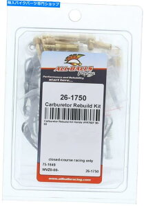 Carburetor Part ���ׂẴ{�[��26-1750�z���_VFR750F 90-93�p�̃L���u���^�[�č\�z�L�b�g All Balls 26-1750 Carburetor Rebuild Kit for Honda VFR750F 90-93�y���s�A���i�z