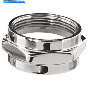 Fuel Petcocks sQ22mm/22mmybgRbNibgNtiCbV[A3001c PINGEL 22mm/22mm Petcock Nut Chrome with Nylon Washer A3001C