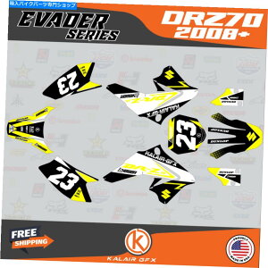 Graphics decal kit �X�Y�LDRZ70�̃O���t�B�b�N�f�J�[���L�b�g�i2008+�jEvader�V���[�Y - �C�G���[ Graphics Decal Kit for Suzuki DRZ70 (2008+) Evader Series - Yellow�y���s�A���i�z