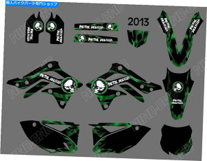 Graphics decal kit `[OtBbNXLbgXebJ[JTLKX 450F KX450F KXF450 2013pfRJ[ Team Graphics Kit Stickers Deco Decals For Kawasaki KX 450F KX450F KXF450 2013
