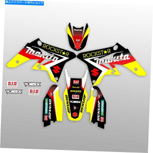 Graphics decal kit 2007-2009�X�Y�LRMZ 250�O���t�B�b�N�L�b�gRMZ250���b�N�X�^�[�F�u���b�N /���b�h�f�J�[���L�b�g 2007 - 2009 SUZUKI RMZ 250 GRAPHICS KIT RMZ250 ROCKSTAR : BLACK / RED DECALS KIT�y���s�A���i�z