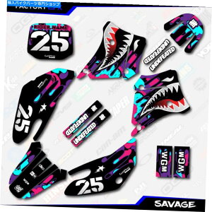 Graphics decal kit Nebula Savage Racing Graphics Kit fits 00-07 Yamaha TTR125 TTR 125fJ[ Nebula Savage Racing Graphics Kit fits 00-07 YAMAHA TTR125 TTR 125 decal