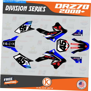 Graphics decal kit �X�Y�LDRZ70�̃O���t�B�b�N�f�J�[���L�b�g�i2008+�j�f�B�r�W�����V���[�Y-Blue Graphics Decal Kit for Suzuki DRZ70 (2008+) Division Series - Blue�y���s�A���i�z