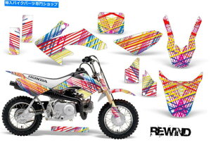 Graphics decal kit z_CRF50F_[goCNOtBbNXeBbNLbgfJ[bvMXfR2004-2013߂ Honda CRF50F Dirt Bike Graphics Sticker Kit Decal Wrap MX Deco 2004-2013 REWIND