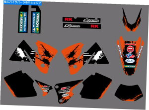 Graphics decal kit MXC̃`[OtBbNƔwifJ[LbgExc 250 300 350 400 520 2001-2002 Team Graphics & Backgrounds Decals Kit For MXC EXC 250 300 350 400 520 2001-2002