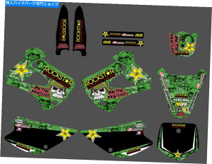Graphics decal kit OtBbNLbgXebJ[fJ[JTLKX85 2008 2009 2010 2011 12 2013̃fR Graphics Kit Stickers Decals Deco For Kawasaki KX85 2008 2009 2010 2011 12 2013