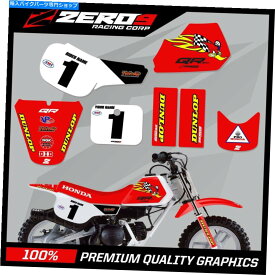 Graphics decal kit ホンダQR 50モトクロスグラフィックスMXグラフィックデカールキットウッディウッドペッカー HONDA QR 50 MOTOCROSS GRAPHICS MX GRAPHICS DECALS KIT WOODY WOODPECKER