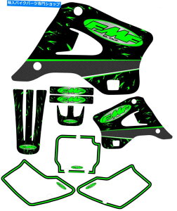 Graphics decal kit FMFrCOtBbNLbg94-95 KX125 KX250fJ[XebJ[KX 125 250ɓK܂ FMF Exhaust Graphic Kit fits 94-95 Kx125 Kx250 Decal Sticker Kx 125 250