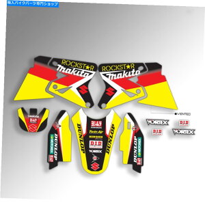 Graphics decal kit 2005-2020�X�Y�LDRZ 400�O���t�B�b�N�L�b�gDRZ400���b�N�X�^�[�F�u���b�N /���b�h�f�J�[���L�b�g 2005 - 2020 SUZUKI DRZ 400 GRAPHICS KIT DRZ400 ROCKSTAR : BLACK / RED DECALS KIT�y���s�A���i�z