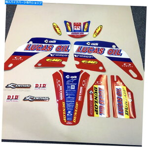Graphics decal kit [JXIC`[OtBbNXz_CR125 CR125R CR250 CR250R 2000 2001fJ[ LUCAS OIL TEAM GRAPHICS HONDA CR125 CR125R CR250 CR250R 2000 2001 DECALS