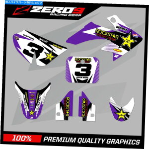 Graphics decal kit z_CRF 50gNXOtBbNXMXOtBbNXfJ[LbgbNX^[p[vzCg HONDA CRF 50 MOTOCROSS GRAPHICS MX GRAPHICS KIT DECAL KIT ROCKSTAR PURPLE WHITE
