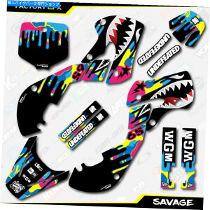 Graphics decal kit CMYK CAMO SAVAGE RACING GRAPHICS KIT FITS 01-21 SUZUKI RM65 RM 65デカール CMYK Camo Savage Racing Graphics Kit fits 01-21 Suzuki RM65 RM 65 Decal