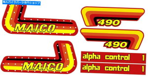 Graphics decal kit Maico Alpha One Alpha 1 1982OtBbN/fJ[LbgB 250 400 490 MAICO Alpha one Alpha 1 1982 graphic/decal kit. 250 400 490