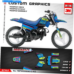 Graphics decal kit }nPW 50XebJ[Zbgs[C50~joCNrj[fJ[pJt[OtBbNXLbg Kungfu Graphics Kit for YAMAHA PW 50 Sticker Set PEEWEE 50 MINI BIKE Vinyl Decal