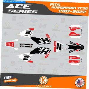 Graphics decal kit Husqvarna TC50�̃O���t�B�b�N�X�f�J�[���L�b�g�i2017-2023�jTC 50 ACE -RED Graphics Decal Kit for Husqvarna TC50 (2017-2023) TC 50 Ace - Red�y���s�A���i�z