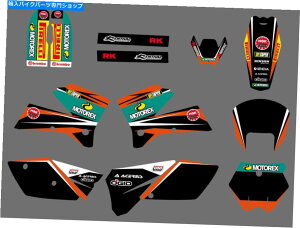 Graphics decal kit KTM SXF MXC SX ECC 2005 2006 2007̃`[OtBbNƔwifJ[Lbg Team Graphics & Backgrounds Decals Kit For KTM SXF MXC SX EXC 2005 2006 2007