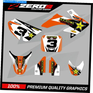 Graphics decal kit z_CRF 50gNXOtBbNXMXOtBbNXfJ[LbgbNX^[IWzCg HONDA CRF 50 MOTOCROSS GRAPHICS MX GRAPHICS KIT DECAL KIT ROCKSTAR ORANGE WHITE