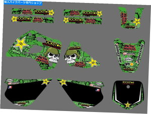 Graphics decal kit ���KX80 1994-1997 1995 1996�O���t�B�b�N�X�L�b�g�̔w�i�f�J�[���X�e�b�J�[ For Kawasaki KX80 1994-1997 1995 1996 Graphics Kit Backgrounds Decals Stickers