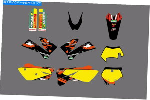 Graphics decal kit KTM SX 125 200 250 400 450 525 2005-2006p̃_[goCNOtBbNLbgfR̃fJ[ Dirt Bike Graphics Kit Deco Decals For KTM SX 125 200 250 400 450 525 2005-2006