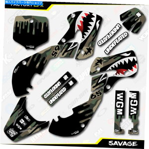 Graphics decal kit EbhhJTx[W[VOOtBbNXLbgtBbg01-21XYLRM65 RM 65fJ[ Woodland Camo Savage Racing Graphics Kit fits 01-21 Suzuki RM65 RM 65 Decal