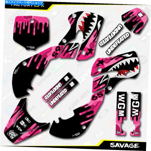 Graphics decal kit sÑTx[WJ[VOOtBbNXLbgtBbg01-21XYLRM65 RM 65fJ[ Pink Savage Camo Racing Graphics Kit fits 01-21 Suzuki RM65 RM 65 Decal