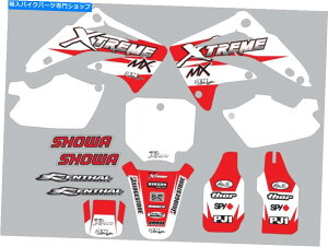 Graphics decal kit 2003-2012̃OtBbNLbgz_CR85 CR 85fJ[ԂXtreme Graphic Kit for 2003-2012 Honda CR85 CR 85 Decals red White Xtreme