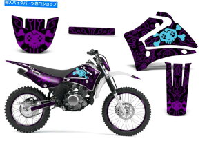 Graphics decal kit }nTTR125 00-07 DIRTBIKE MX DECO CIRDUINBRKRp[vp̊SȃOtBbNXLbg Full Graphics kit for Yamaha TTR125 00-07 Dirtbike MX Deco CircuitBRKR Purple
