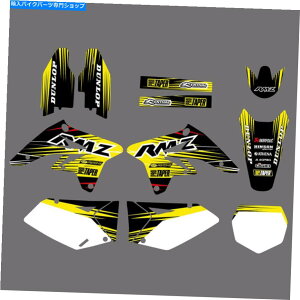 Graphics decal kit rmz250 2007-2009tF_[fJ[XCOA[XebJ[fRMXOtBbNLbg MX Graphics Kit For Suzuki RMZ250 2007-2009 Fender Decals Swingarm Stickers Deco