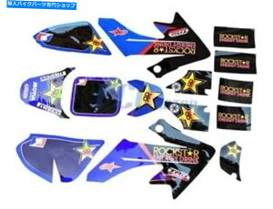 Graphics decal kit RockstarOtBbNXfJ[ƃvX`bNLbgHonda CRF50 SDG 107 U DE45+ ROCKSTAR GRAPHICS DECALS & PLASTIC KIT HONDA CRF50 SDG 107 U DE45+