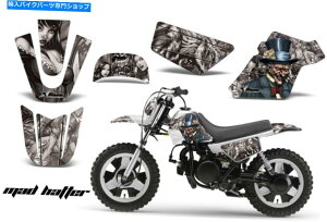 Graphics decal kit �_�[�g�o�C�N�O���t�B�b�N�X�L�b�gMX�f�J�[�����b�v���}�nPW50 PW 50 1990-2018 HATTERS S S Dirt Bike Graphics Kit MX Decal Wrap For Yamaha PW50 PW 50 1990-2018 HATTER S S